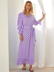 Aspiga Purple Maeve EcoVero™ Dress - Image 5 of 6
