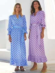 Aspiga Purple Maeve EcoVero™ Dress - Image 6 of 6