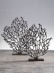Fifty Five South Black Prato Large Coral Sculpture - Image 1 of 5
