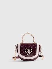 River Island Red Patent Mini Kendal Bag - Image 1 of 5