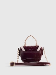 River Island Red Patent Mini Kendal Bag - Image 2 of 5