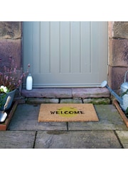 Artsy Mats Brown Halloween Welcome Bats Doormat - Image 7 of 13