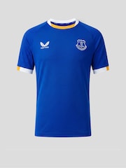 Castore Blue Everton Home Short Sleeve Shirt - Image 1 of 6