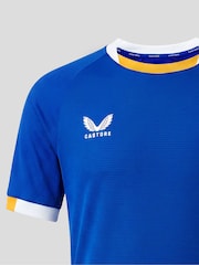 Castore Blue Everton Home Short Sleeve Shirt - Image 3 of 6