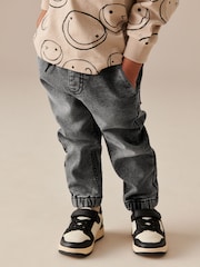 Grey Denim Joggers Jeans With Comfort Stretch (3mths-7yrs) - Image 1 of 6