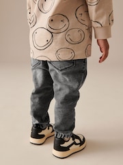 Grey Denim Joggers Jeans With Comfort Stretch (3mths-7yrs) - Image 3 of 6