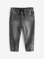 Grey Denim Joggers Jeans With Comfort Stretch (3mths-7yrs) - Image 4 of 6
