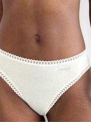 Sloggi Black/Purple/White High Leg GO Crush Knickers 3 Pack - Image 4 of 11