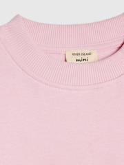 وردي - طقم من سويت شيرت بحزام خصر وبنطلون ضيّق من River Island - صورة 5 من 5