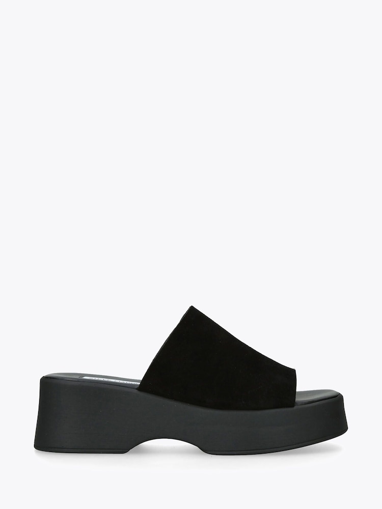 Steve Madden Black Slinky Black Sandals - Image 2 of 5