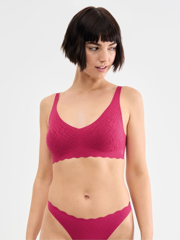 Sloggi Pink Zero Feel Bliss Soft Bra - Image 1 of 5