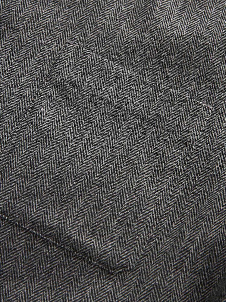 Grey Nova Fides Italian Herringbone Chore Jacket - Image 10 of 10