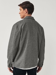 Grey Nova Fides Italian Herringbone Chore Jacket - Image 2 of 10