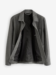 Grey Nova Fides Italian Herringbone Chore Jacket - Image 7 of 10