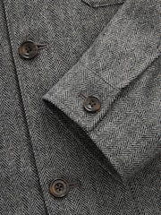 Grey Nova Fides Italian Herringbone Chore Jacket - Image 8 of 10