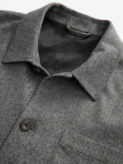 Grey Nova Fides Italian Herringbone Chore Jacket - Image 9 of 10