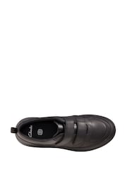 Clarks Black Leather Scape Flare Shoes - Image 5 of 8