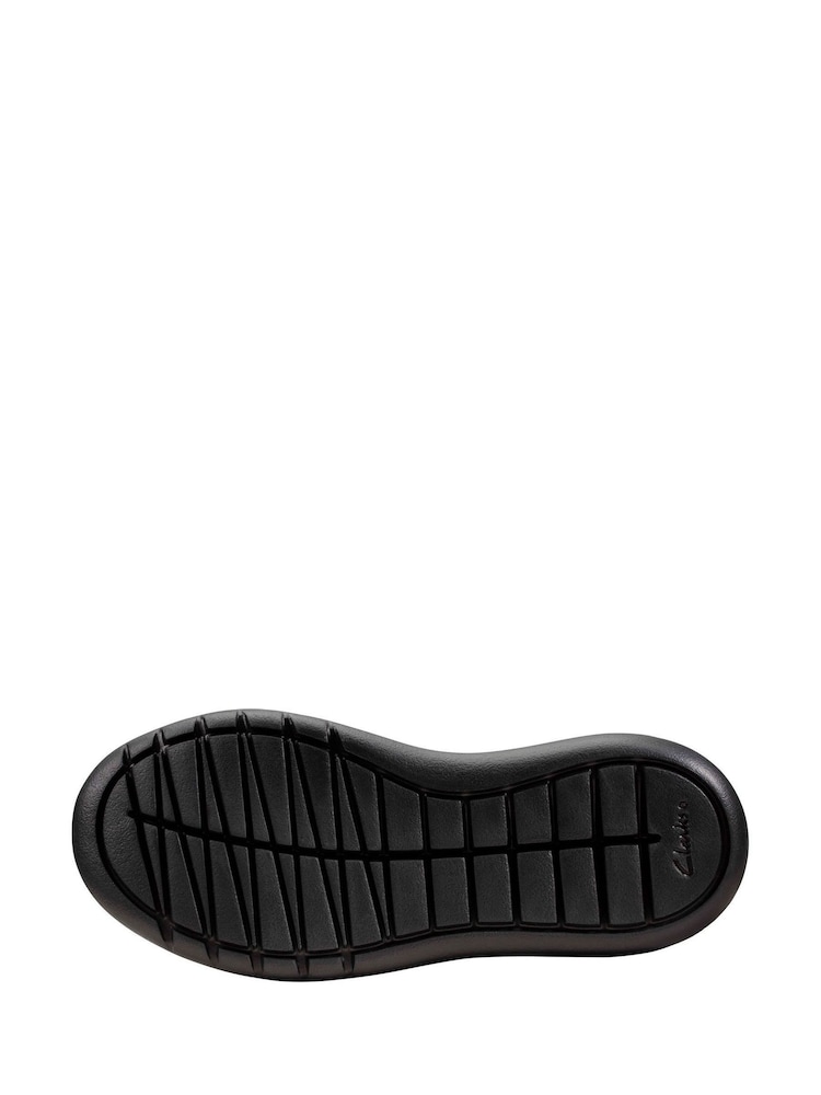 Clarks Black Leather Scape Flare Shoes - Image 8 of 8