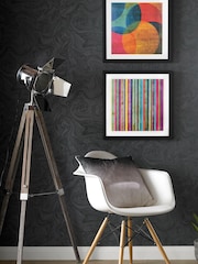 Art For The Home Multi Neon Circle Wall Art - Image 1 of 3