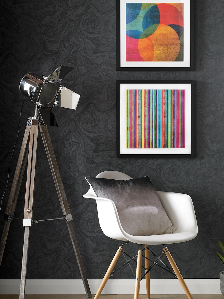 Art For The Home Multi Neon Circle Wall Art - Image 1 of 3