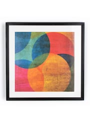 Art For The Home Multi Neon Circle Wall Art - Image 3 of 3