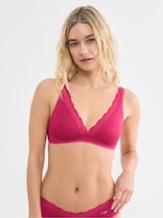 Sloggi Pink Plunge GO Blush Bra - Image 1 of 5