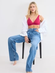 Sloggi Pink Plunge GO Blush Bra - Image 3 of 5
