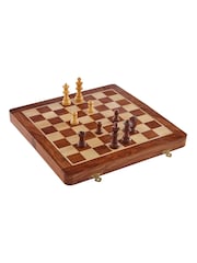 Fifty Five South Brown Churchill Magnetic Chess Game - Image 4 of 5