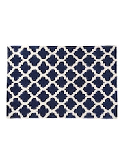 Fifty Five South White Blue Bosie Kensington Townhouse Rug - Image 1 of 2