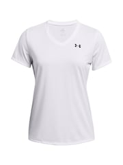 Under Armour White/Black Tech V Neck T-Shirt - Image 6 of 6