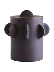 Fifty Five South Brown Prato Large Round Textured Box - Image 4 of 6
