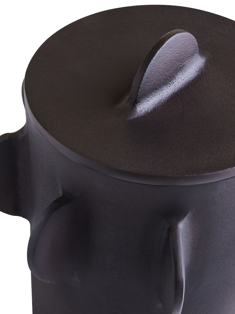 Fifty Five South Brown Prato Large Round Textured Box - Image 6 of 6 Fifty Five South Brown Prato Large Round Textured Box - Image 6 of 6