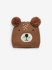 Brown Bear Hat & Mittens Set (3mths-6yrs) - Image 2 of 3