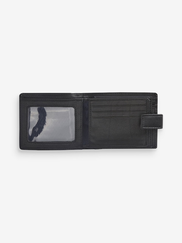 Black Monogram Signature Italian Leather Extra Capacity Wallet - Image 2 of 2