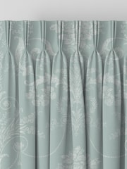 Laura Ashley Duck Egg Blue Josette Made to Measure Curtains - Image 5 of 9