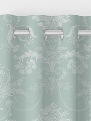 Laura Ashley Duck Egg Blue Josette Made to Measure Curtains - Image 7 of 9