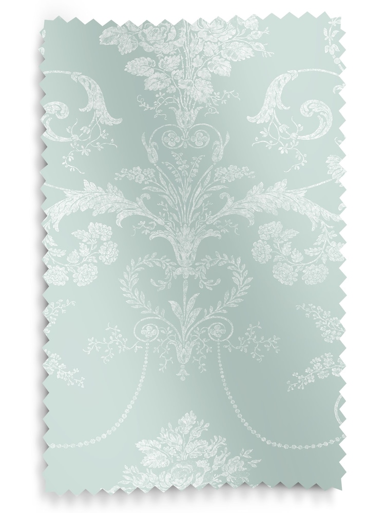 Laura Ashley Duck Egg Blue Josette Made to Measure Curtains - Image 9 of 9