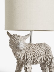 Natural Hamish The Highland Cow Table Lamp - Image 7 of 8
