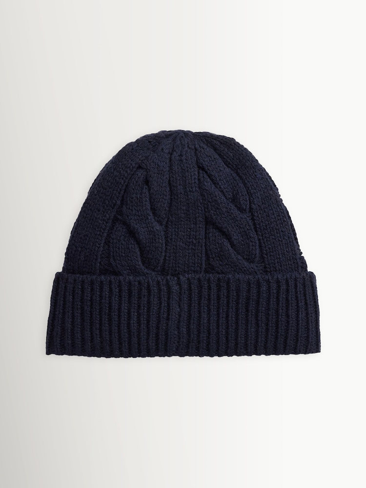 Polo Ralph Lauren Blue Bear Knit Beanie - Image 2 of 2