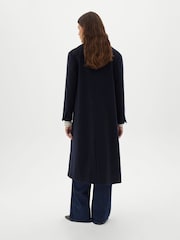 Hush Blue Reeve Cashmere Blend Coat - Image 3 of 7