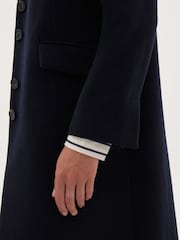 Hush Blue Reeve Cashmere Blend Coat - Image 4 of 7