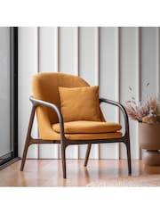 Gallery Home Ochre Amera Armchair - Image 1 of 6