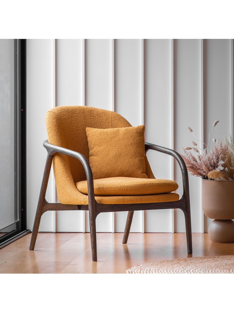 Gallery Home Ochre Amera Armchair - Image 1 of 6