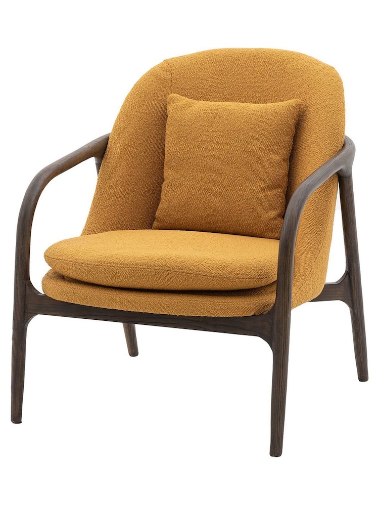 Gallery Home Ochre Amera Armchair - Image 7 of 7