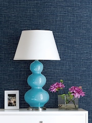 A Street Blue Grass Textured Wallpaper - Image 1 of 2