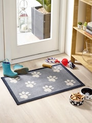 Howler & Scratch Multi Big Paws Washable Non Slip Doormat - Image 1 of 2