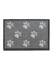 Howler & Scratch Multi Big Paws Washable Non Slip Doormat - Image 2 of 2