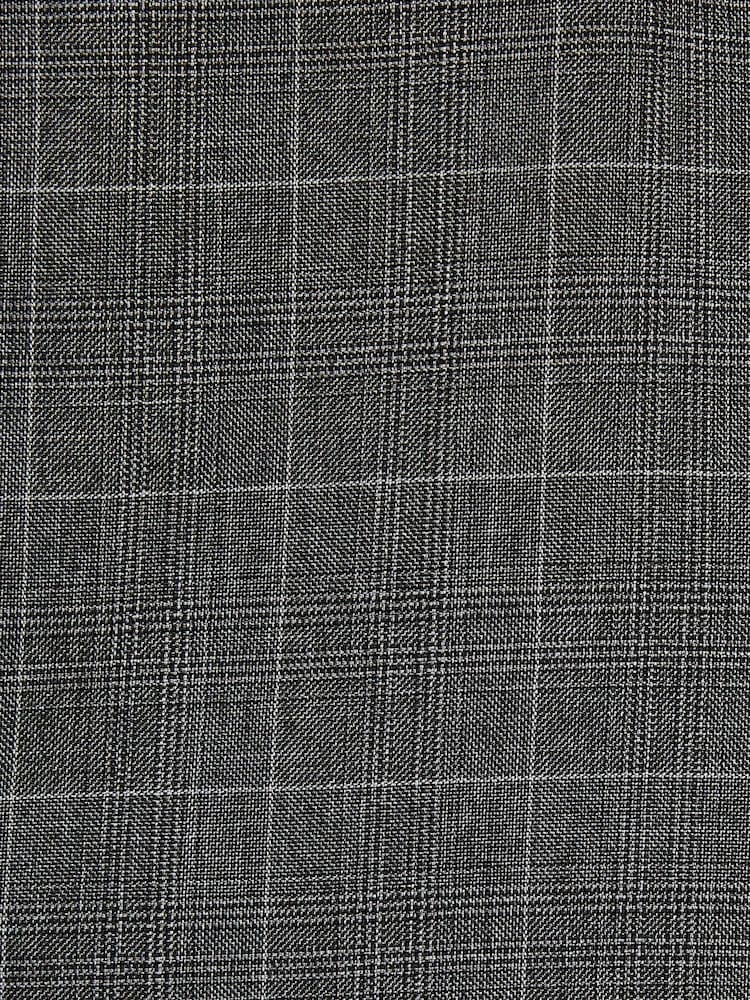 Grau - Slim Fit - Elegante Hose mit Karomuster - Bild 5 von 5 Grau - Slim Fit - Elegante Hose mit Karomuster - Bild 5 von 5