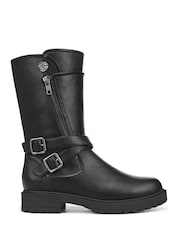 Blowfish Malibu Black Alberta Rugged Regular Fit Ankle Boots - Image 1 of 7
