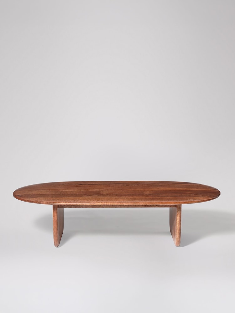 Swoon Mid Brown Slapton Mango Wood Coffee Table - Image 2 of 6 Swoon Mid Brown Slapton Mango Wood Coffee Table - Image 2 of 6